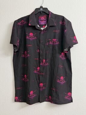 Retro Rifle Retro Shirt Men’s XL Black Pink Tactical
